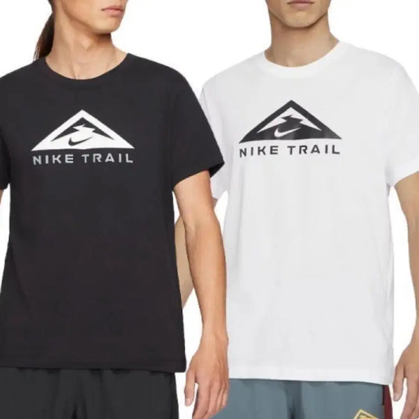 [BUNJANG] Nike Trail Logo Short Sleeve T-Shirt / 나이키 트레일 로고 반팔티 두색
