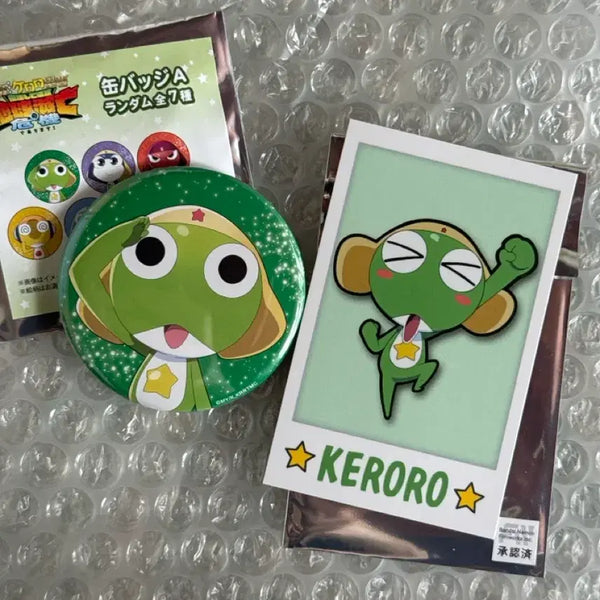 [BUNJANG] Keroro Gunsou The Movie Can Badge + Polaroid Photocard Set / 급처 ㅠㅠ) 극장판 개구리중사 케로로 캔뱃지 + 폴라로이드 포토카드