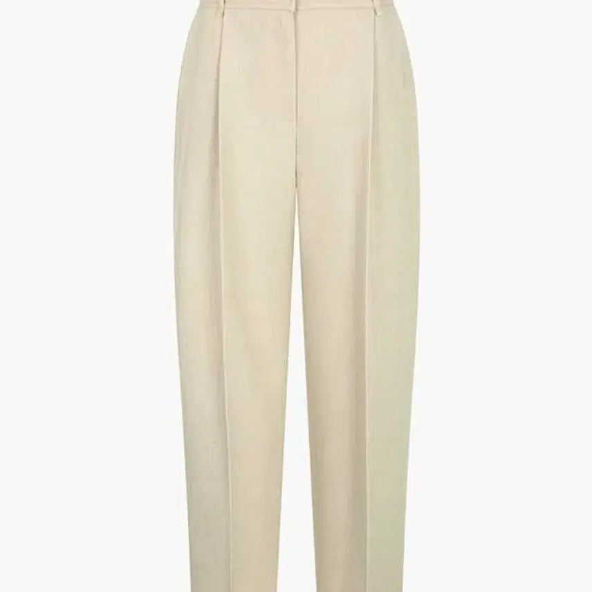[BUNJANG] Nice Claup Tapered Tuck Pants Light Beige Size 55 / 나이스클랍 테이퍼드 턱 팬츠 55 (새상품)