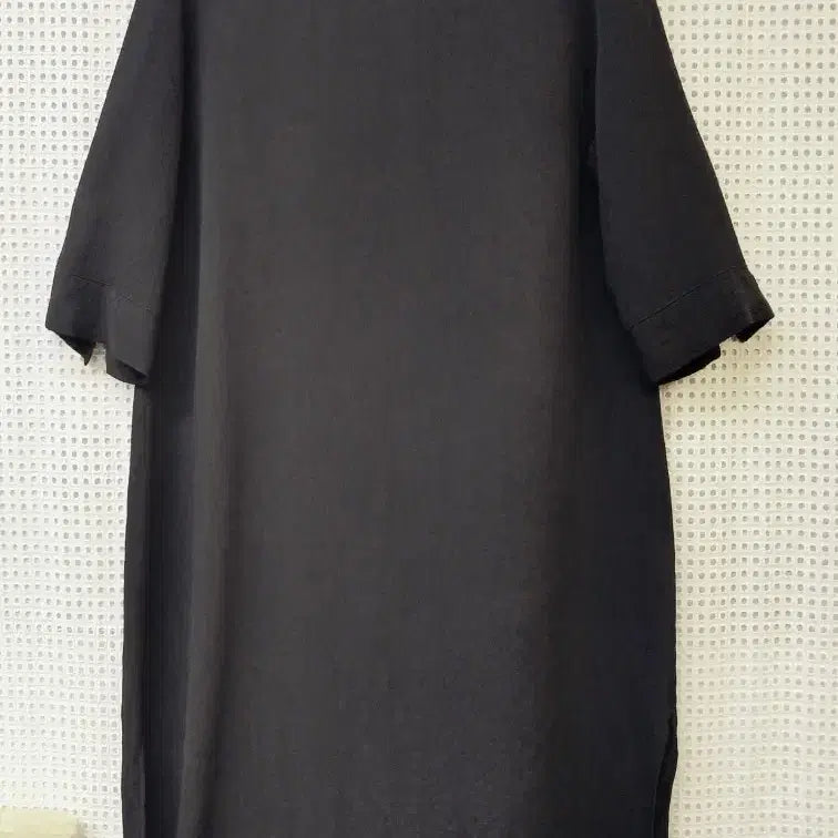 [BUNJANG] Black Long Summer Dress L / 블랙 롱 지지미 여름 원피스 L정도