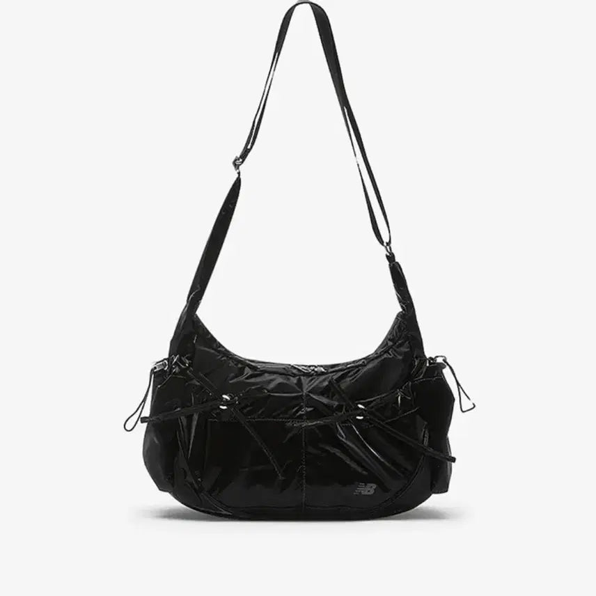 [BUNJANG] New Balance Glossy Ribbon Crossbody Bag / 뉴발란스 글로시 리본크로스백