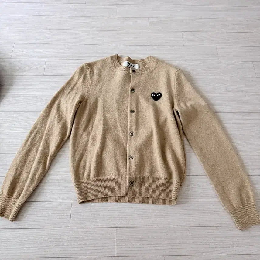[BUNJANG] Comme des Garçons Women's Cardigan S Beige / 꼼데가르송 여성가디건 s 베이지