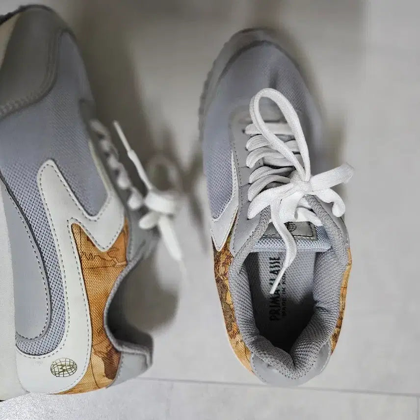 [BUNJANG] Prima Classe Sneakers Grey/White Size 230 / 프리마클라쎄 운동화 그레이/화이트 230