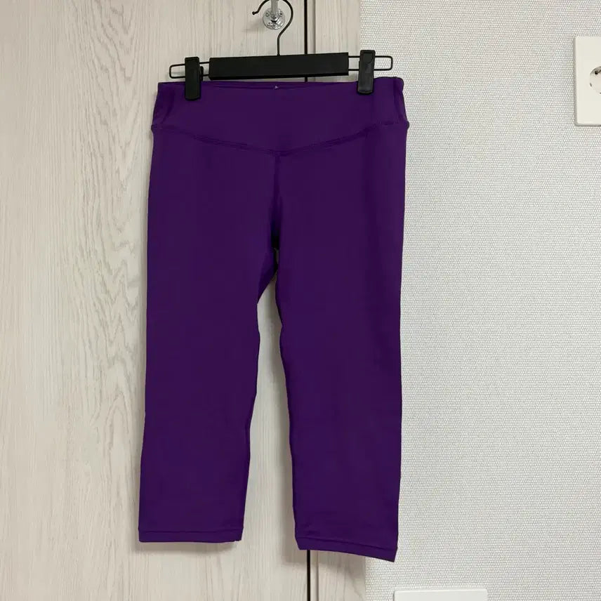 [BUNJANG] Mulawear Purple 7/10 Length Leggings (M) / 뮬라웨어 퍼플 7부 레깅스 M