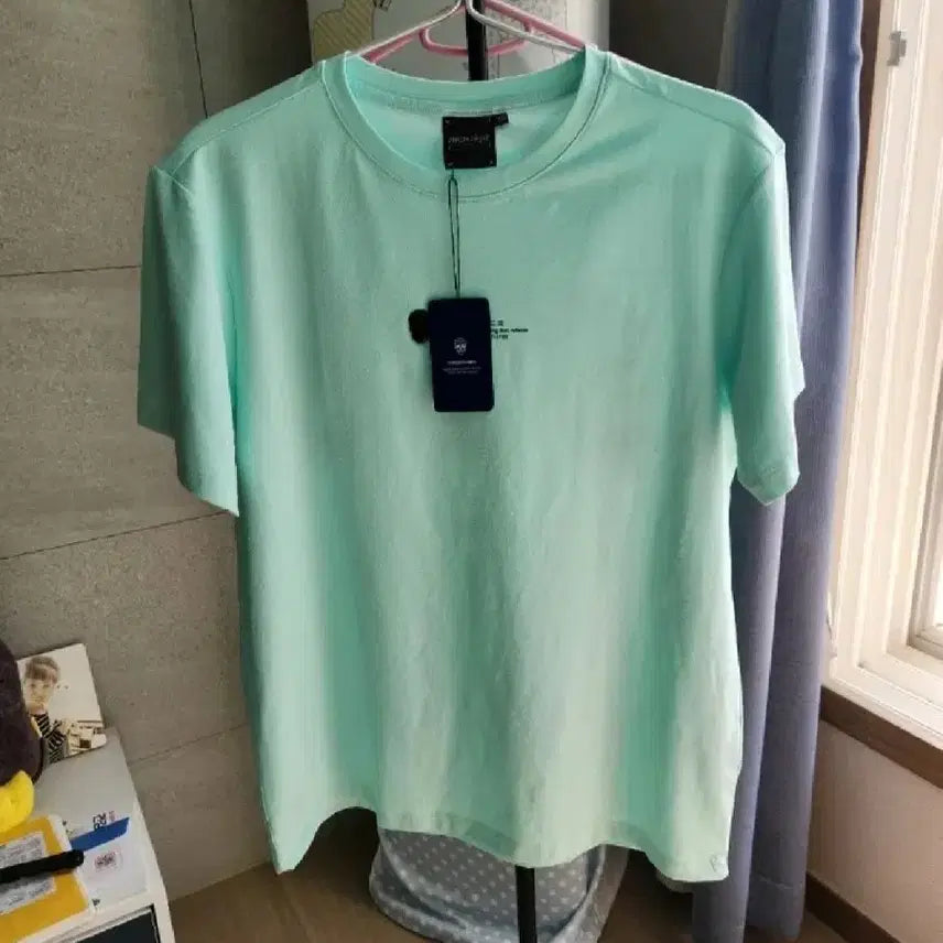 [BUNJANG] Sorona Spandex Fabric Mint Green Top (Size 100) / 어메이징 소로나원단 민트색 100