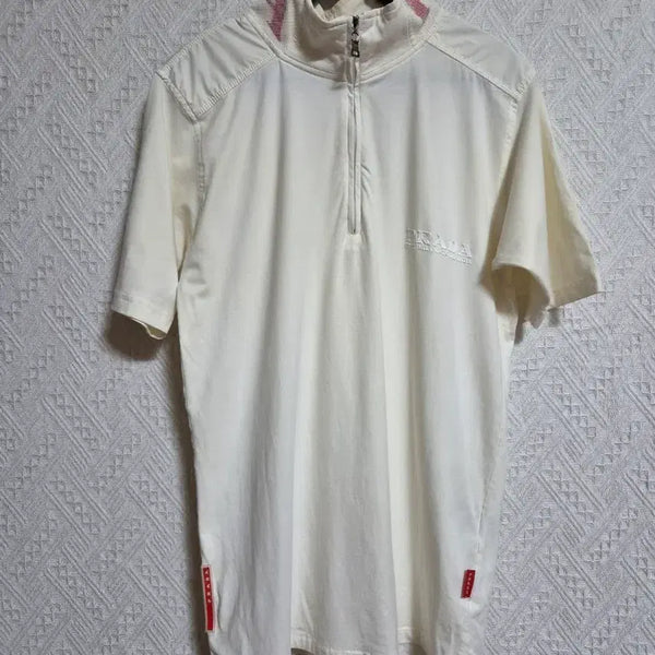 [BUNJANG] Prada Logo Short Sleeve Shirt / 프라다로고 셔츠