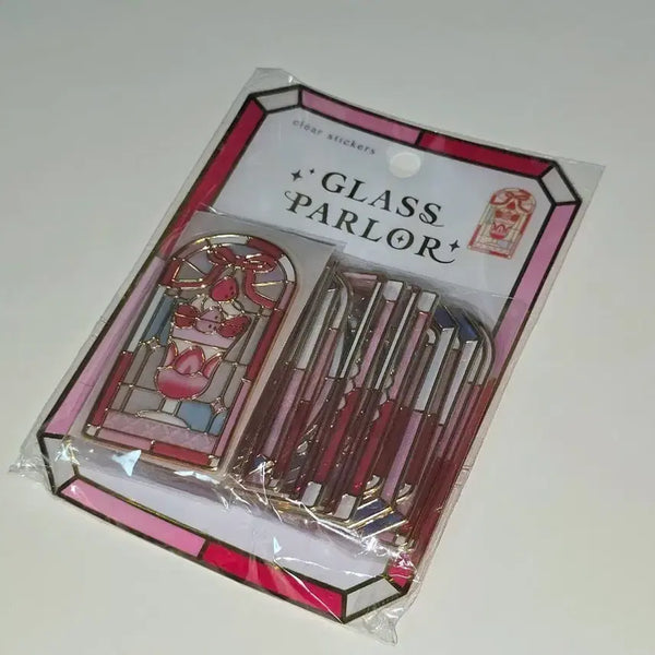 [BUNJANG] Q-Lia Glass Parlor Sticker 2nd Edition (Sealed) / 미개봉) q-lia GLASS PARLOR 스티커 2탄 큐리아 글라스파라 딸기파르페 스테인드글라스 씰