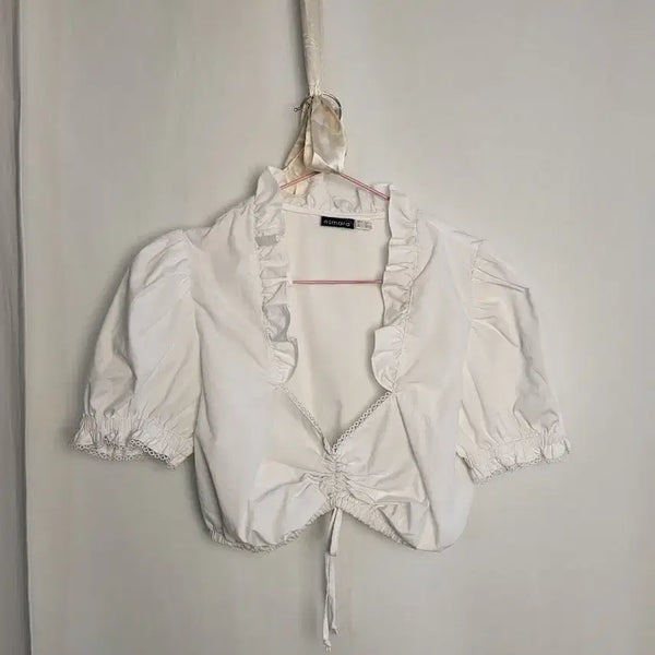[BUNJANG] Vintage Blanche Blouse Top / 빈티지 블랑쉐 블라우스 탑