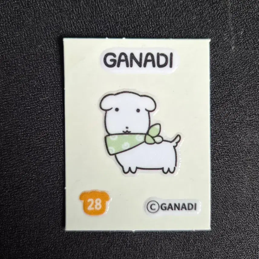 [BUNJANG] GANADI Ddiddil Seal #28 / 새상품 가나디 GANADI 띠부씰 28번