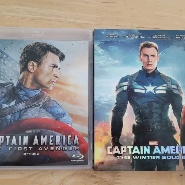 [BUNJANG] Captain America: The First Avenger & Captain America: The Winter Soldier Blu-ray Set / 캡틴 아메리카 퍼스트 어벤져 / 윈터 솔져 블루레이 세트