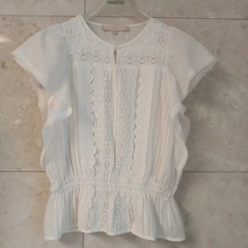 [BUNJANG] Vanessa Bruno Lace Frill Blouse / 바네사부르노 레이스블라우스 (초특가)