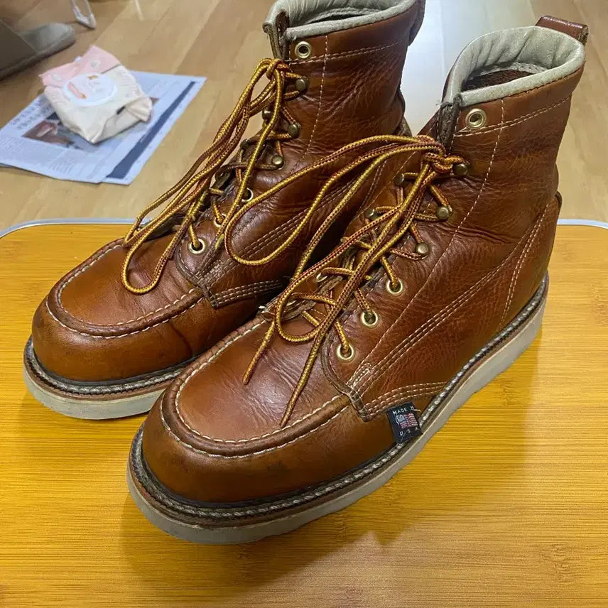 [BUNJANG] Thorogood Moc Toe 7.5 Size Boots / [THOROGOOD] 쏘로굿 목토 7 1/2사이즈