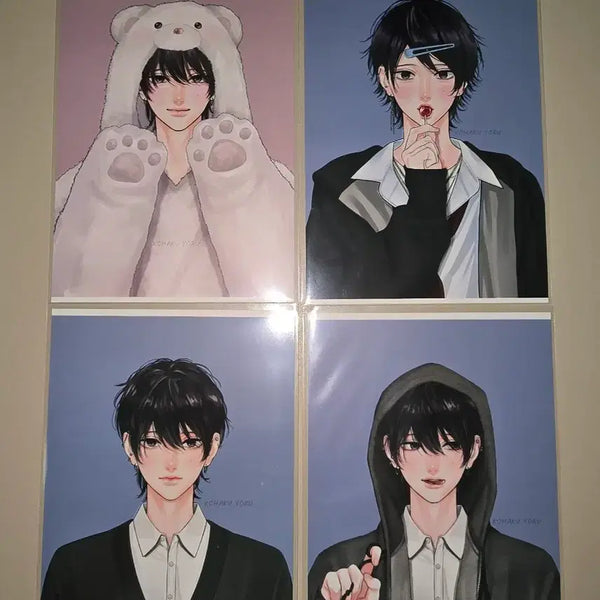 [BUNJANG] Amelia's Curious Romance 4-Piece Photocard Set / 아멜리아의 호기심 많은 로맨스 프박 4장 순정만화