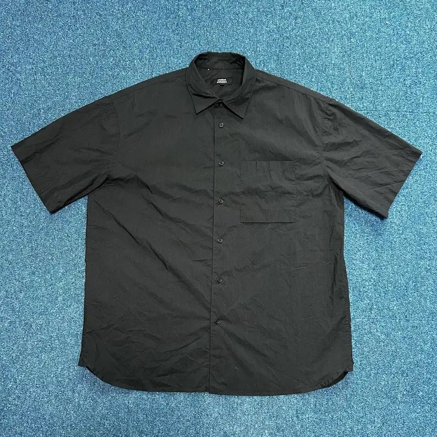 [BUNJANG] Musinsa Standard Black Short-Sleeve Shirt - Size M / 무신사스탠다드 반팔 셔츠 M