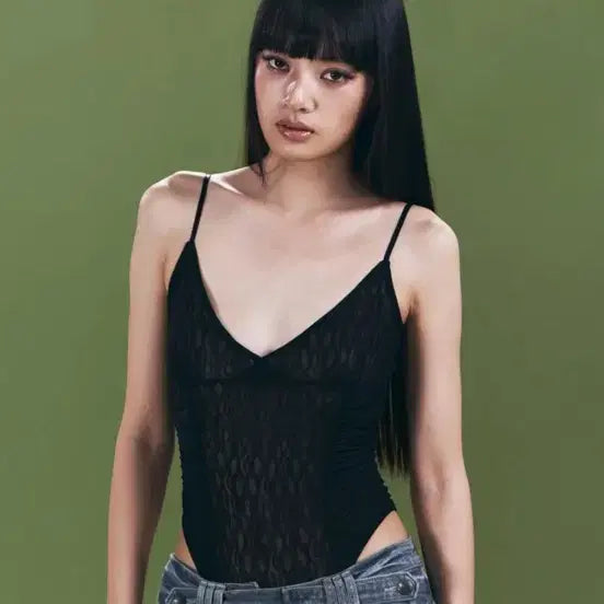 [BUNJANG] Please Follow Arin Lace Bodysuit / 새상품) 플리즈노팔로우 Arin Lace Bodysuit 아린 레이스 바디수트