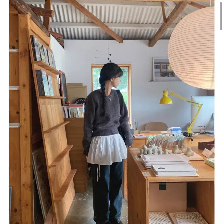 [BUNJANG] YURI E Layered Mini Wrap Skirt / 유리에) 레이어드 미니 랩 sk