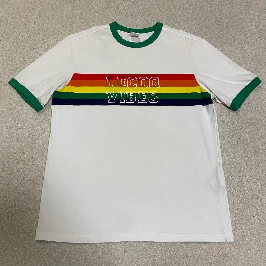 [BUNJANG] Le Coq Sportif Ringer T-Shirt / 르꼬끄 반팔티 링거티