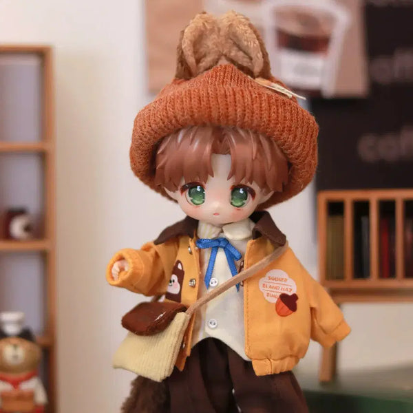 [BUNJANG] OB11 Hazelnut Adventure Squirrel Outfit Set / OB11 오비츠11 의상세트 헤이즐넛 어드벤처 다람쥐