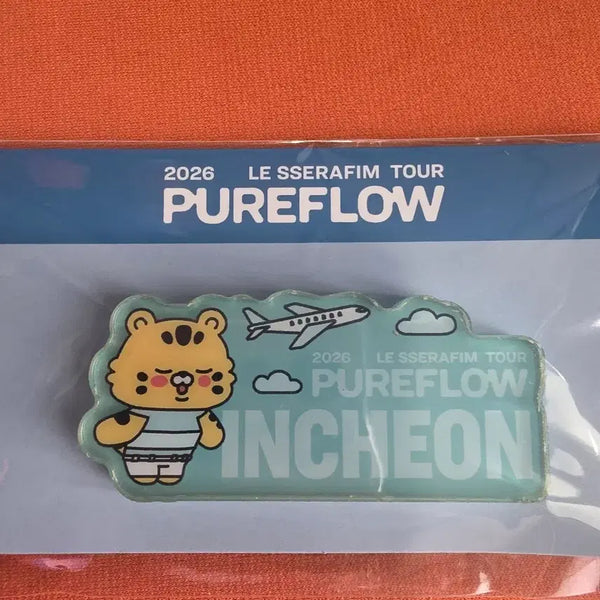 [BUNJANG] LE SSERAFIM Concert Pureflow Magnet / 르세라핌 콘서트 현장판매 마그넷 PUREFLOW