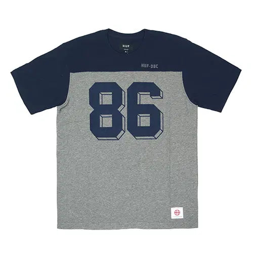 [BUNJANG] HUF Franco S/S Football Jersey - Navy (Size S) / [새상품] 허프 티셔츠 S사이즈 FRANCO S/S FOOTBALL JERSEY-NAVY