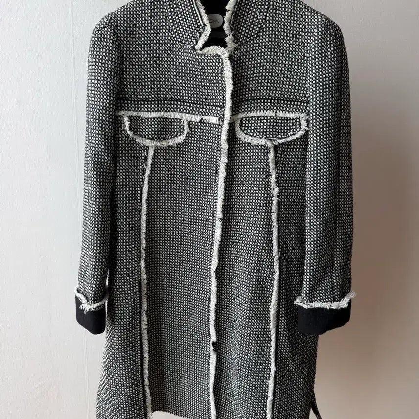[BUNJANG] DEWL Tweed Frill Detail Jacket / DEWL 듀엘 자켓