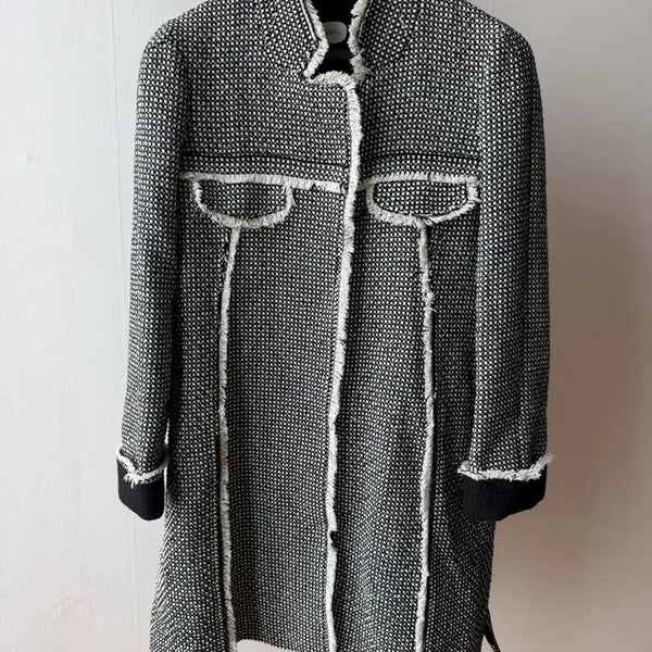 [BUNJANG] DEWL Tweed Frill Detail Jacket / DEWL 듀엘 자켓