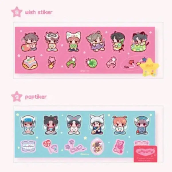 [BUNJANG] NCT WISH Marron Wish Sticker Bundle Set / 엔시티위시 marron 위시 스티커 통판 nct wish 시온 리쿠 유우시 사쿠야 료 재희