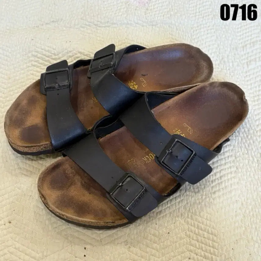 [BUNJANG] Birkenstock Arizona Black Sandals Size 280 / 버켄스탁 아리조나 블랙 샌들 280