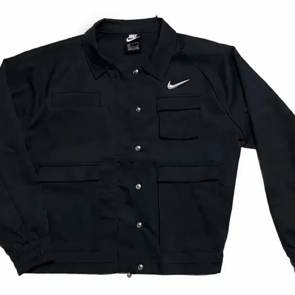 [BUNJANG] Nike Swoosh Jacket Black / 나이키 스우시 자켓