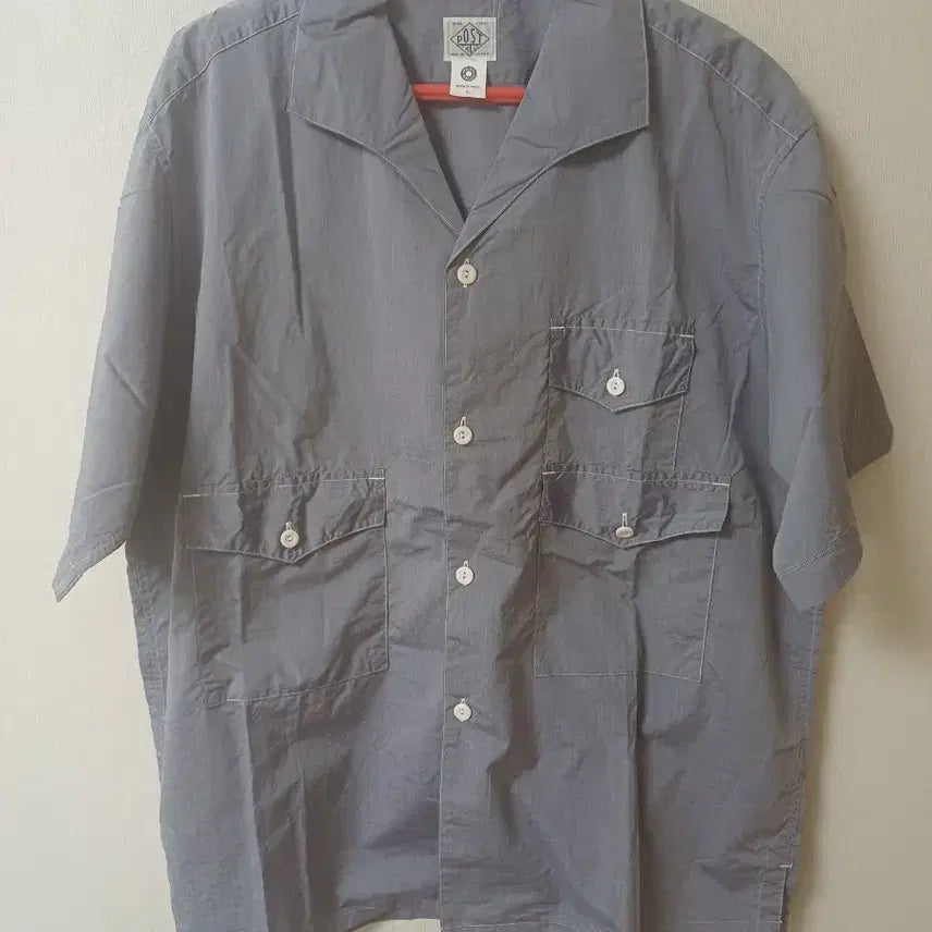 [BUNJANG] Post Overalls Stripe Shirt L Size / 포스트어버롤즈 셔츠L사이즈