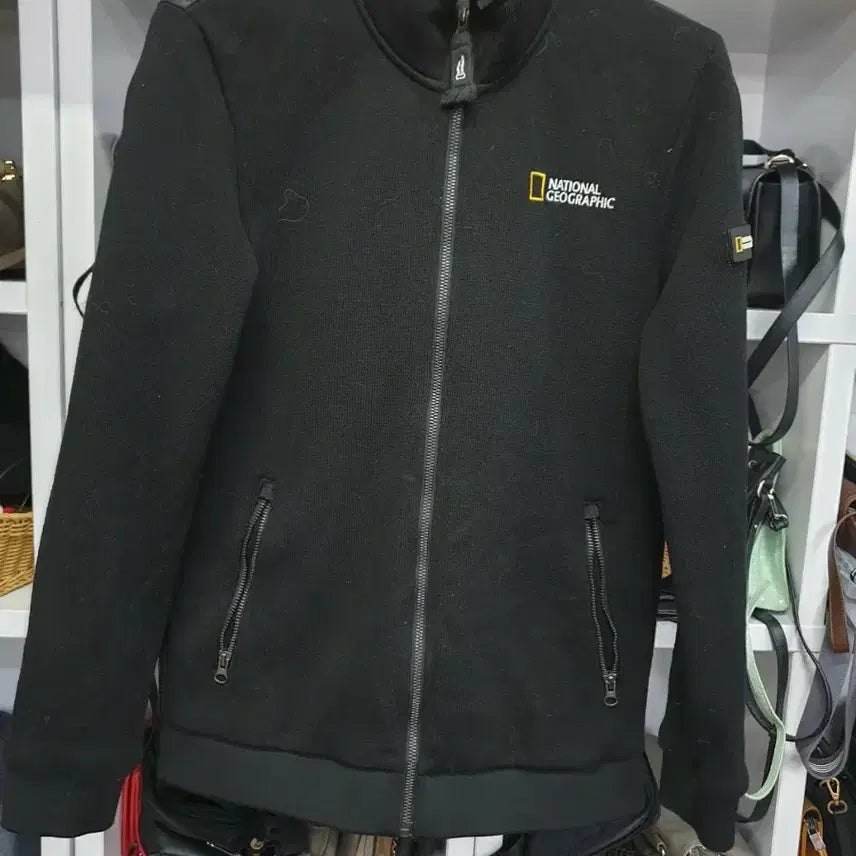 [BUNJANG] National Geographic Fleece Padded Jacket L / 내셔널지오그래픽 플리스 패딩 L 사진참고