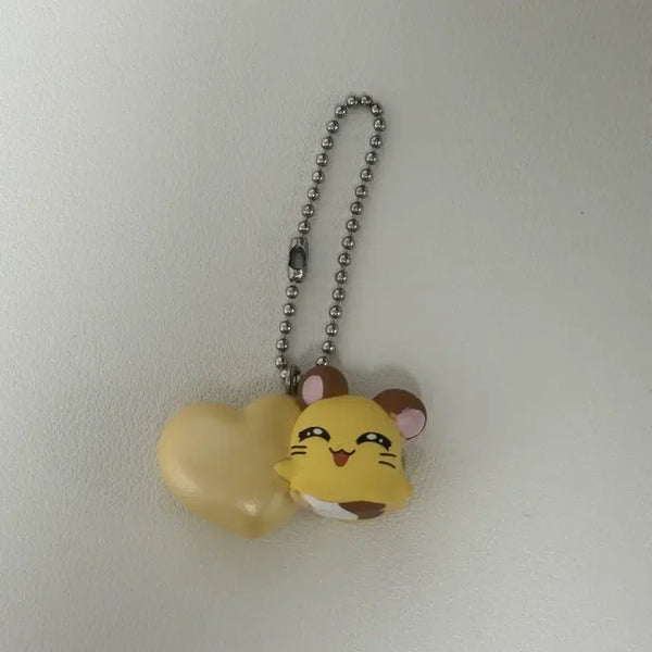 [BUNJANG] Hamtaro Swing Mascot Keychain / 방가방가 햄토리 스윙 마스코트 키링 메지루시