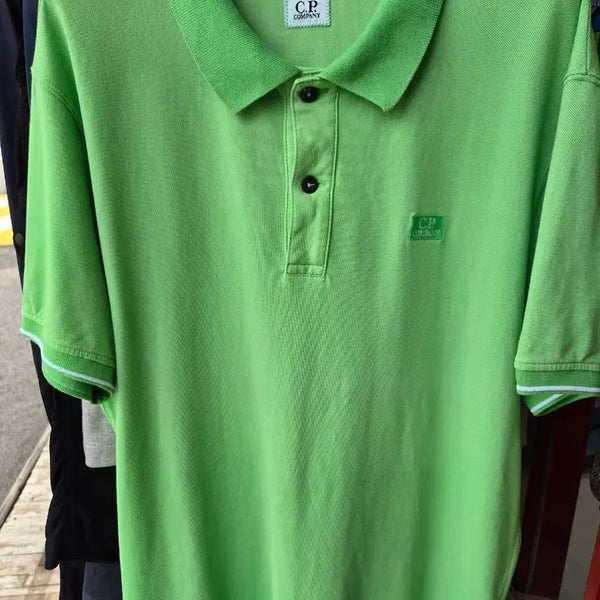 [BUNJANG] C.P. Company Lime Green Polo Shirt XL / C.P. Company  폴로티셔츠