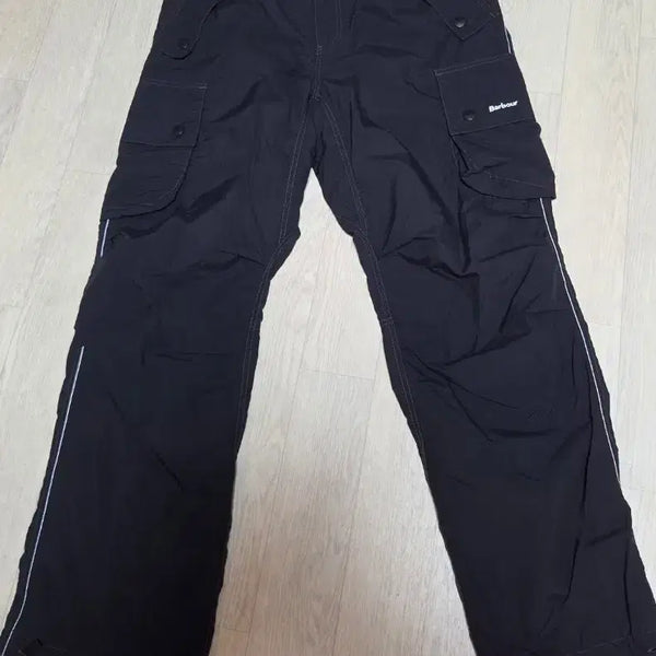[BUNJANG] Barbour x and wander Split Black Pants / 바버x앤드원더 스플릿 블랙 팬츠