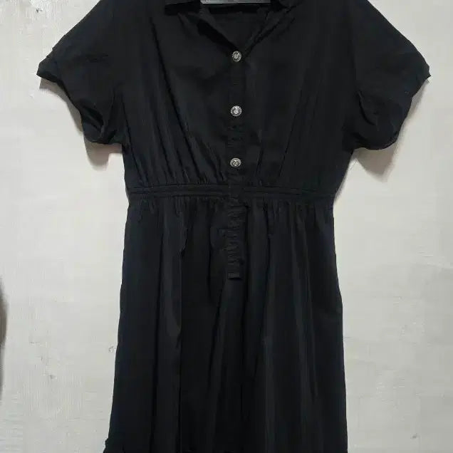 [BUNJANG] The I'Z Hoop Sleeve Shirring Tiered Dress / 더아이잗 슬리브 셔링 티어드 원피스 55~66