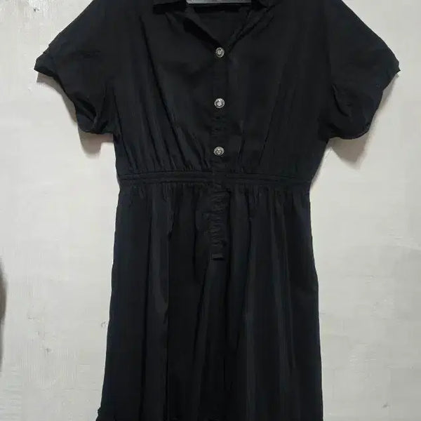 [BUNJANG] The I'Z Hoop Sleeve Shirring Tiered Dress / 더아이잗 슬리브 셔링 티어드 원피스 55~66