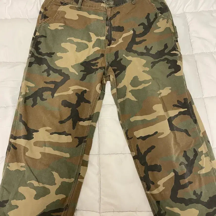 [BUNJANG] RWCZ Camo Pattern Cotton Pants Size 2 / 뤡코즈 카모 2사