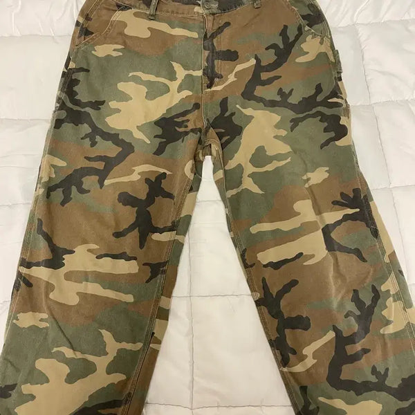 [BUNJANG] RWCZ Camo Pattern Cotton Pants Size 2 / 뤡코즈 카모 2사