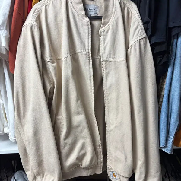 [BUNJANG] Carhartt Santa Fe OG Bomber Jacket Beige XL / xl) 칼하트 산타페 og 봄버 자켓