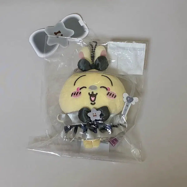 [BUNJANG] Chikawa Usagi "Corrupted" Mascot Plush Keychain / 초매지컬 치이카와 우사기 나쁜버전 흑화 마스코트 인형 키링