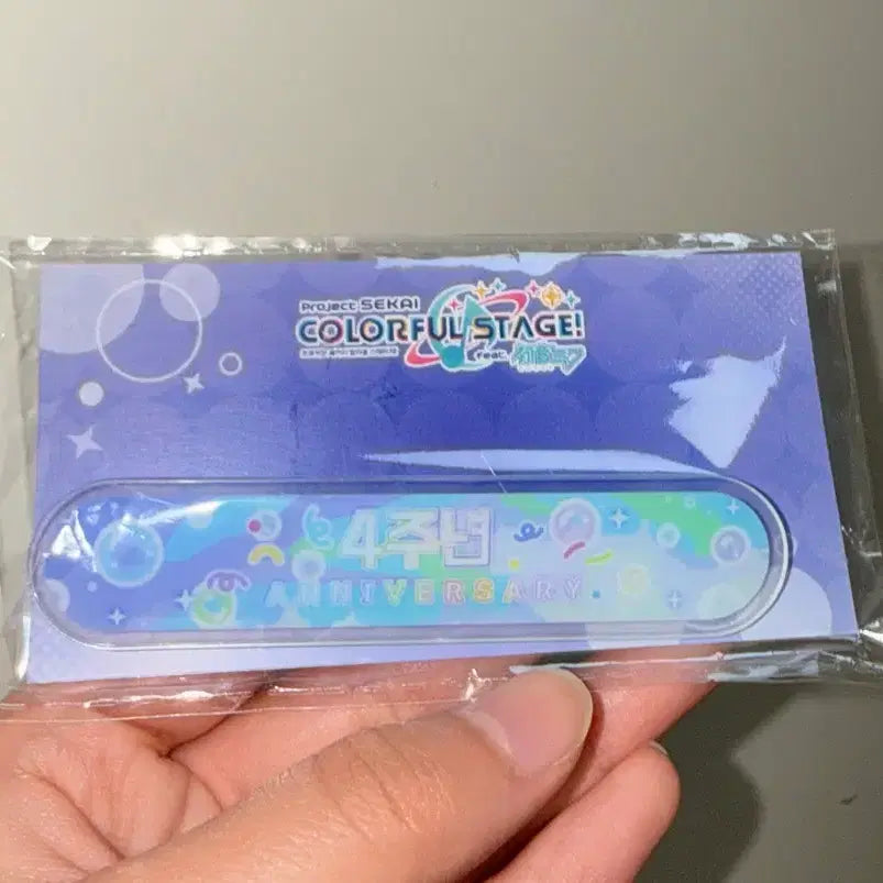 [BUNJANG] Project Sekai 4th Anniversary Title Badge & Title Acrylic Special Set / 프세카 팝업 4주년 칭호뱃지 칭호아크릴 특전