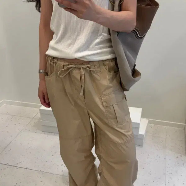 [BUNJANG] Ribbon Light Nomad Cargo Pants / 리본빛 노마드 카고팬츠