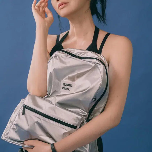 [BUNJANG] MasMarules x Jang Yoon Ju Silver Backpack / [새상품] 마스마룰즈 장윤주 실버 백팩