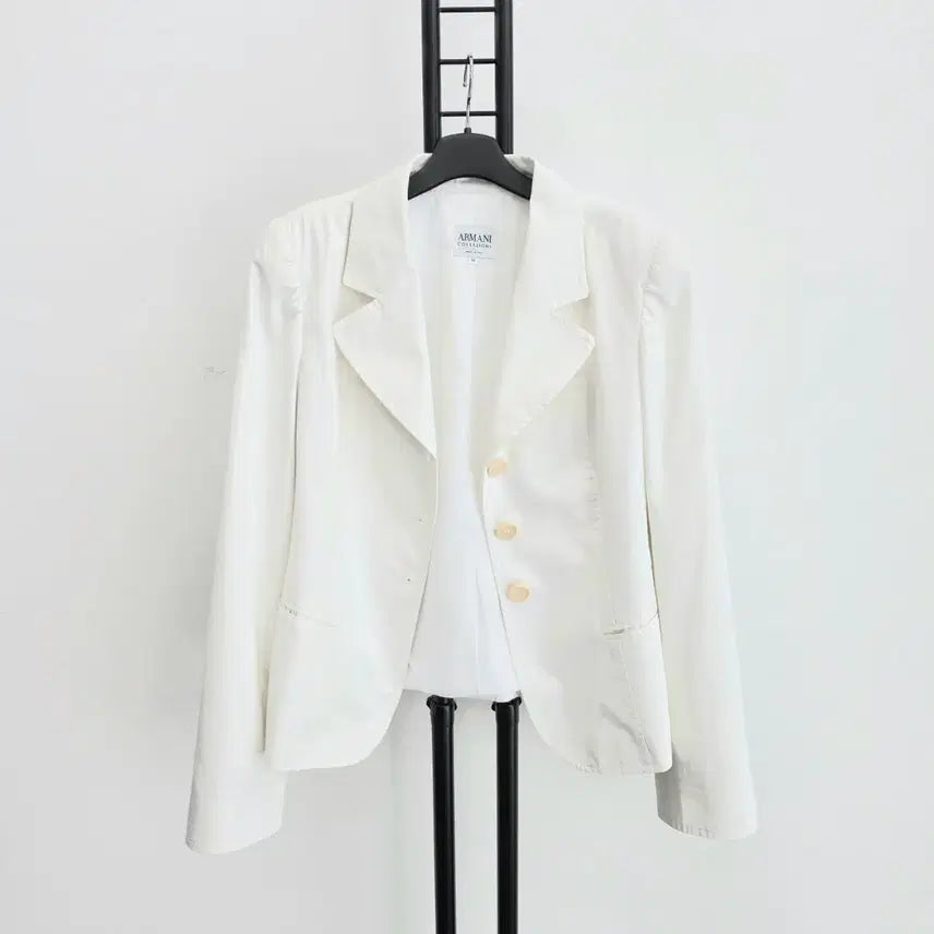 [BUNJANG] Authentic Armani Collezioni White Jacket / 정품 아르마니  콜레지오니 ARMANI 화이트 자켓