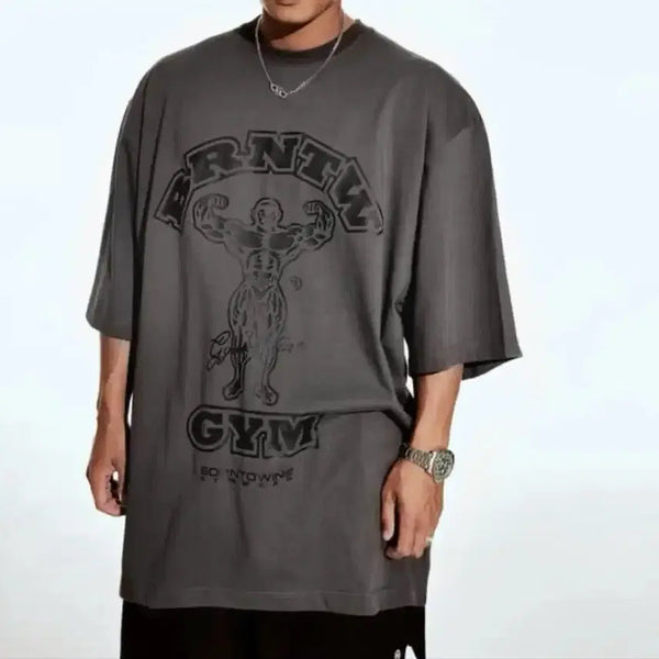 [BUNJANG] Born to Win Raiseborn Short-Sleeve T-Shirt Gray / 본투윈 레이즈본 반팔 티셔츠