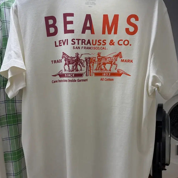 [BUNJANG] Levi's x BEAMS Collaboration T-Shirt / 리바이스x빔즈 티셔츠