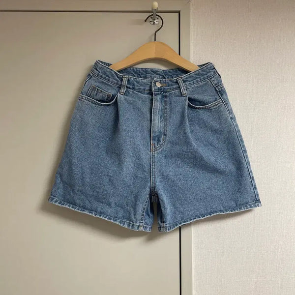 [BUNJANG] AURA Denim Short Pants / AURA 데님 숏팬츠