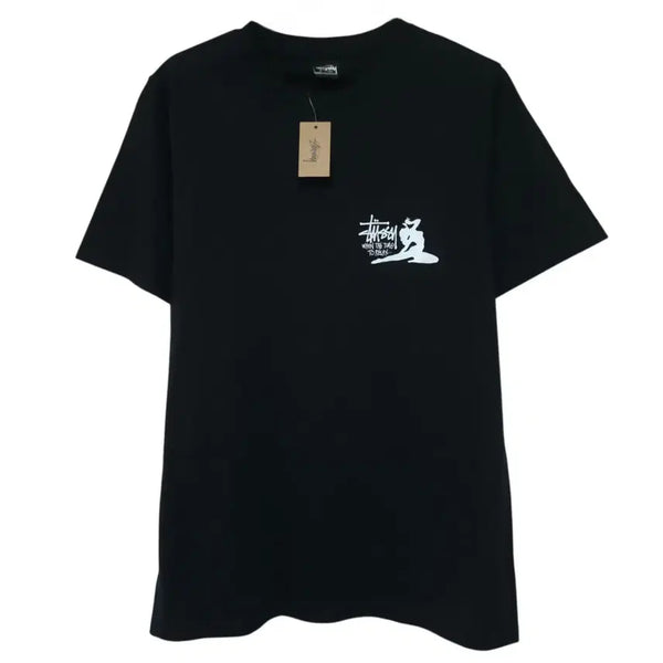 [BUNJANG] Stussy Relaxed Fit Short Sleeve T-Shirt Black / 새상품 스투시 릴렉스 반팔티셔츠 100-105