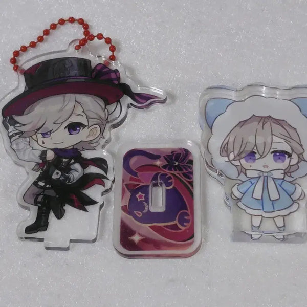 [BUNJANG] Genshin Impact Lyney Acrylic Stand Bundle Set / 일괄) 원신 리니 아크릴 스탠드 코롯토 비공굿