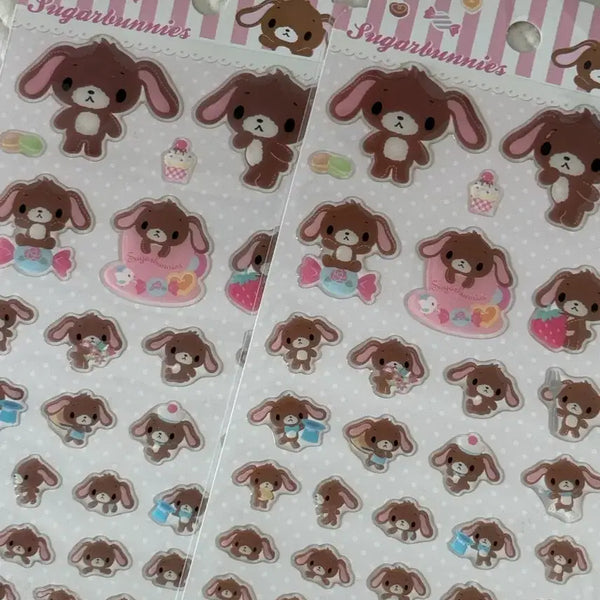 [BUNJANG] Sugarbunnies Kurousa Sticker Set / 슈가바니즈 쿠로우사 스티커
